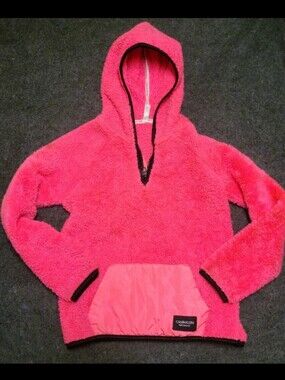 Calvin Klein Performance Girls Hot Pink Fleece Pullover Youth 10-12 Medium